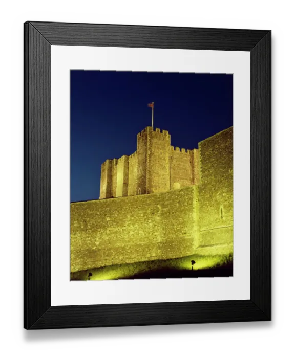 Framed Print : Dover Castle at night K020968