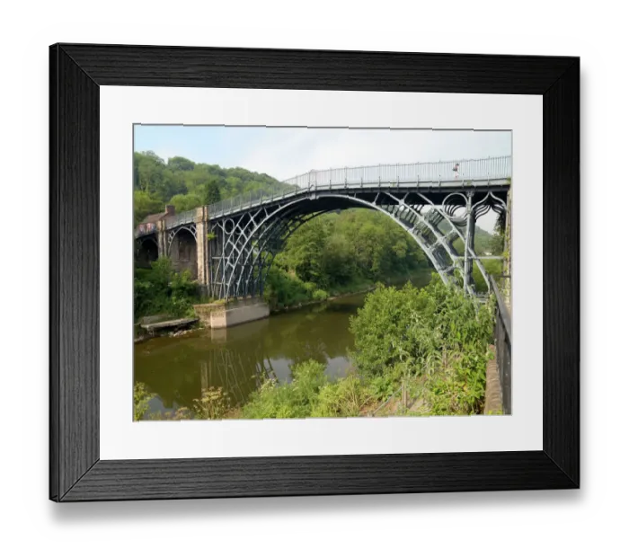 Framed Print : Iron Bridge N060047