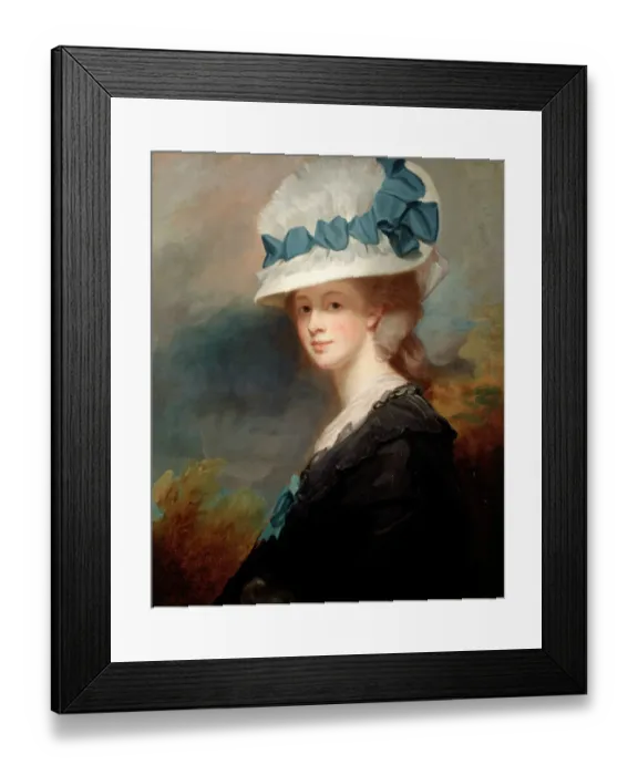 Framed Print : Romney - Mrs Musters J910503 Framed Print : Romney - Mrs Musters J910503