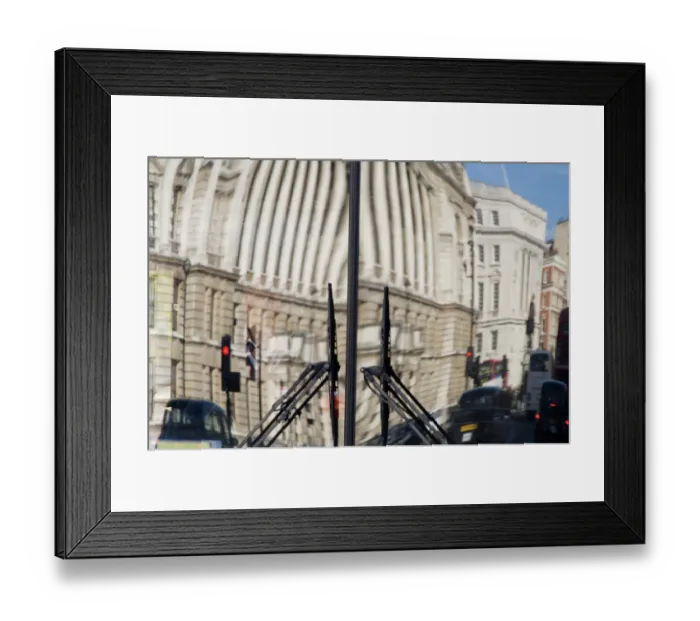 Framed Print : Whitehall reflection DP017435 Framed Print : Whitehall reflection DP017435
