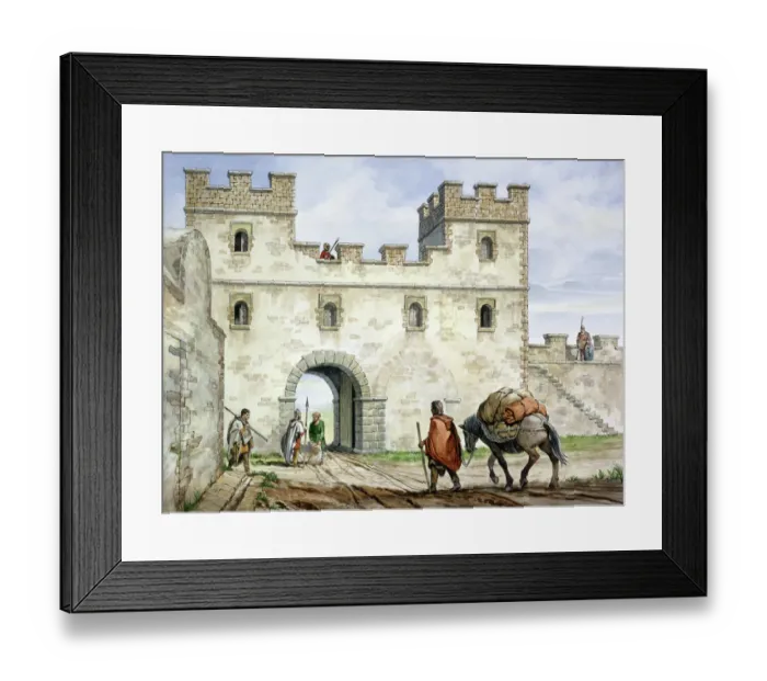 Framed Print : Housesteads Roman Fort J000113 Framed Print : Housesteads Roman Fort J000113