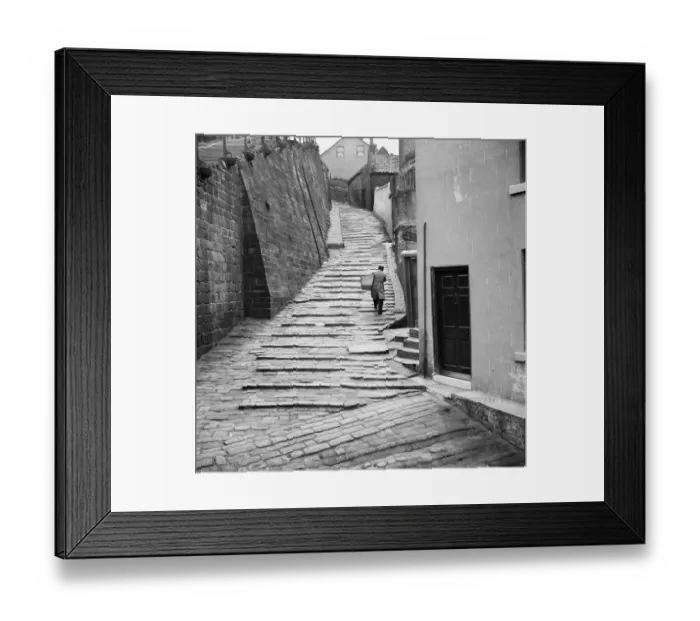 Framed Print : The Church Stairs, Whitby a98_15465