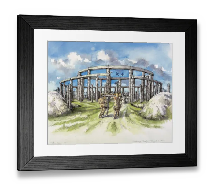 Framed Print : Woodhenge J040097
