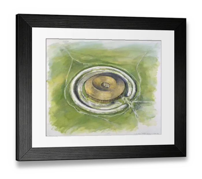 Framed Print : Woodhenge J040098 Framed Print : Woodhenge J040098