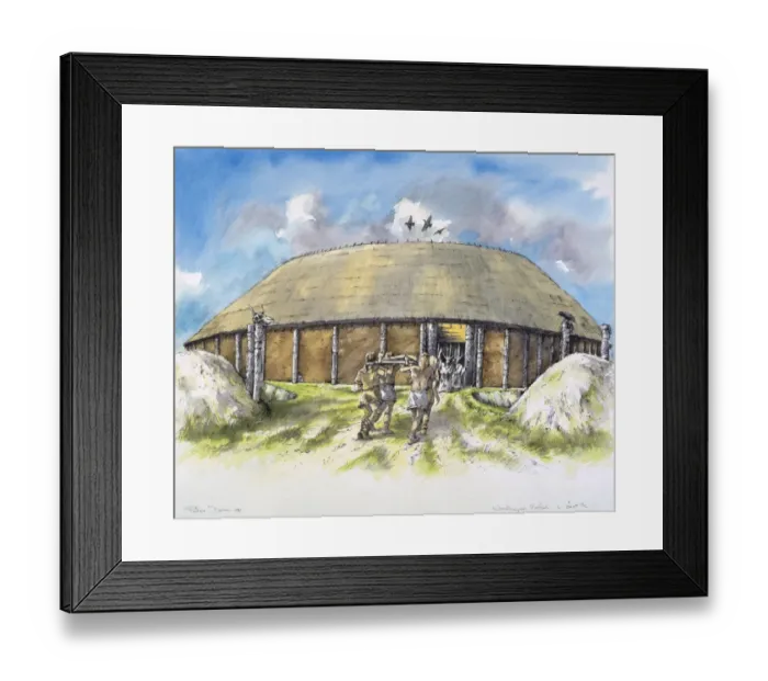 Framed Print : Woodhenge J040099