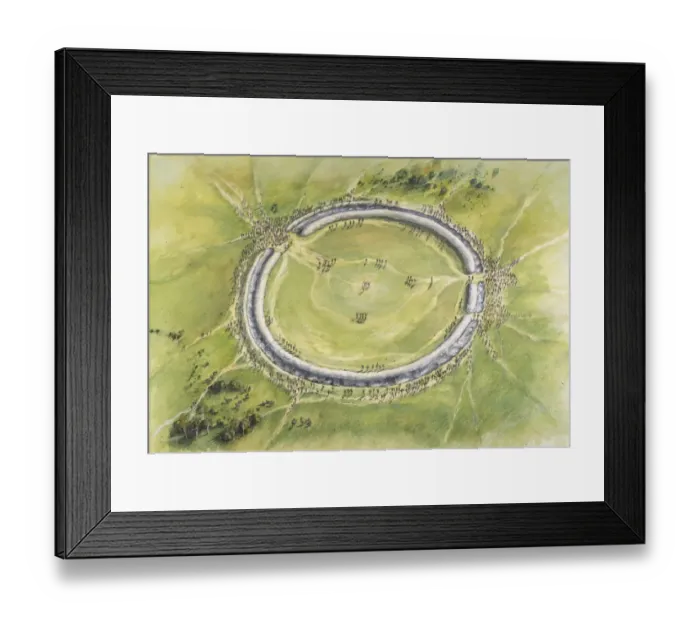 Framed Print : Stonehenge Phase 1 J050046 Framed Print : Stonehenge Phase 1 J050046