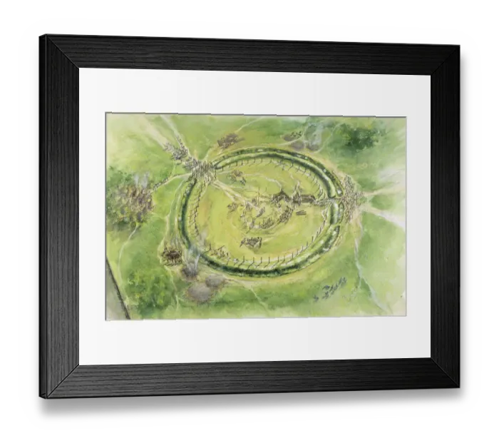 Framed Print : Stonehenge Phase 2 J050047