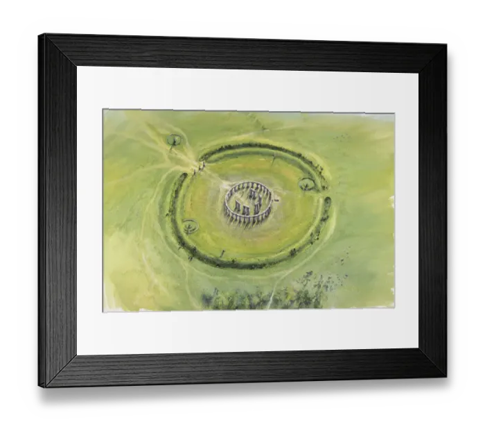 Framed Print : Stonehenge Phase 3ii and 3b J050049 Framed Print : Stonehenge Phase 3ii and 3b J050049