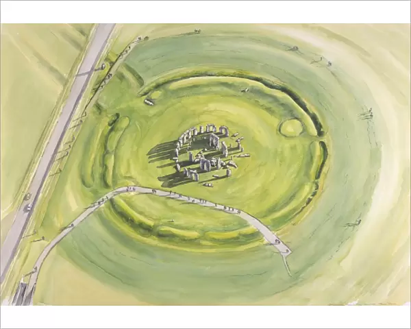 Stonehenge: 2005 aerial view J050050