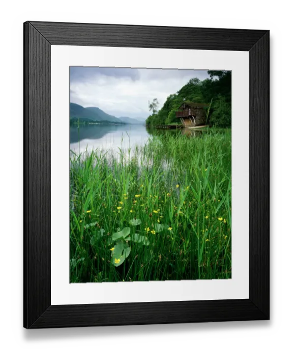 Framed Print : Ullswater Boat House, Lake District J060232 Framed Print : Ullswater Boat House, Lake District J060232