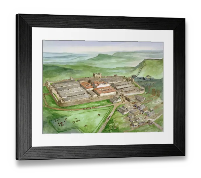 Framed Print : Housesteads Roman Fort J000110