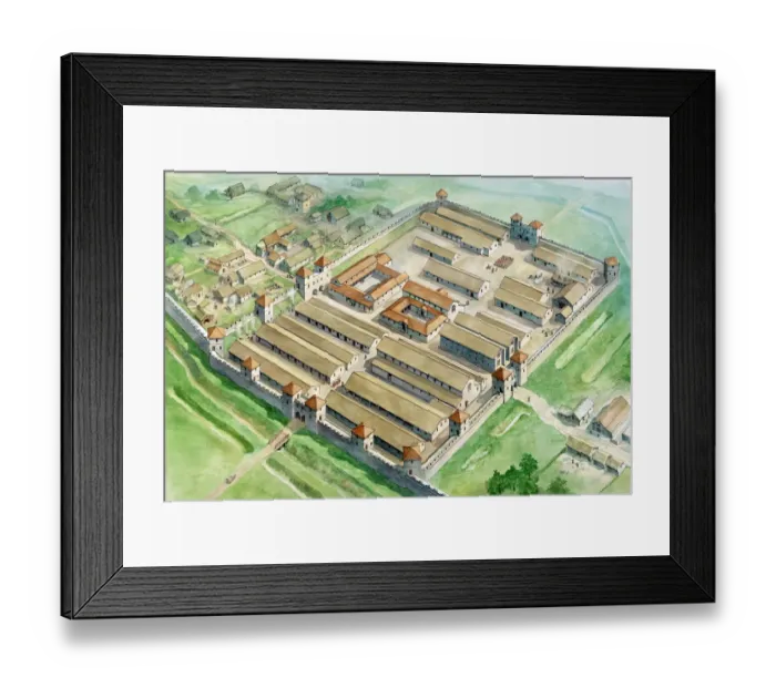 Framed Print : Birdoswald Roman Fort J050052