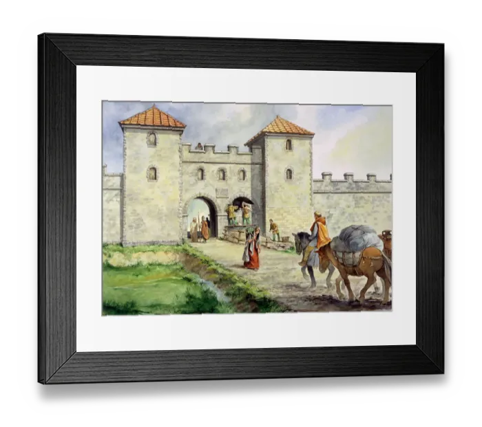 Framed Print : Birdoswald Roman Fort J050054