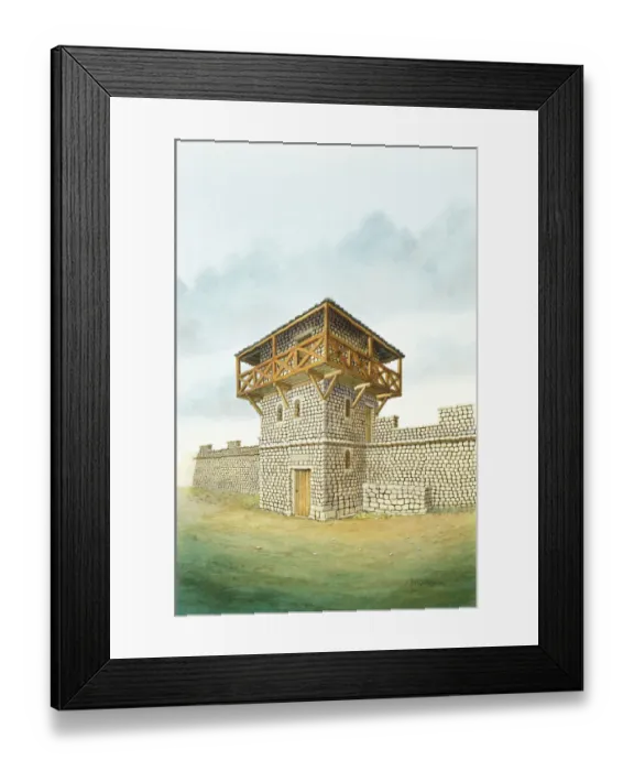 Framed Print : Hadrians Wall: Brunton Turret J880257