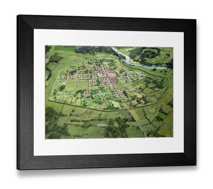 Framed Print : Wroxeter Roman City J900034