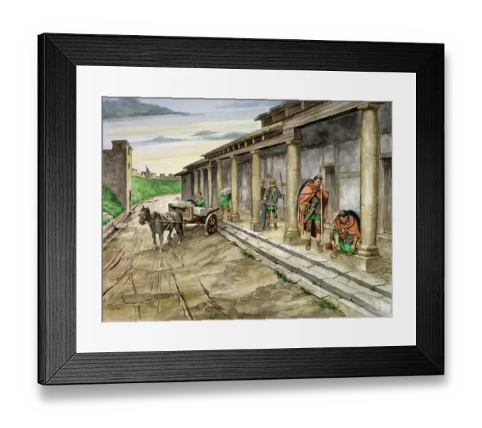 Framed Print : Housesteads Roman Fort J000116