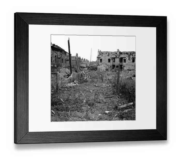 Framed Print : Bomb damage, Birmingham 1942 OP09008 Framed Print : Bomb damage, Birmingham 1942 OP09008