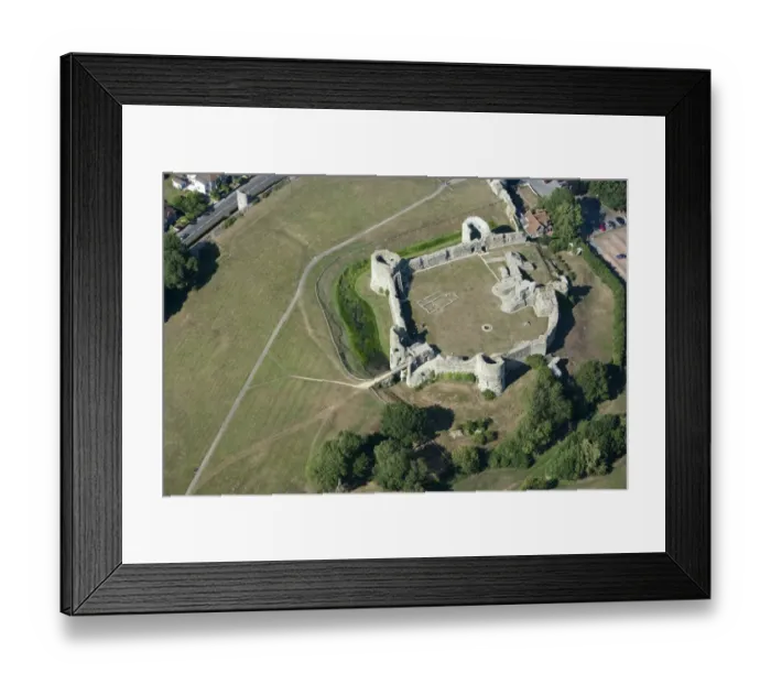 Framed Print : Pevensey Castle N100497 Framed Print : Pevensey Castle N100497