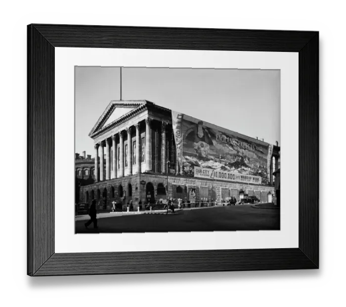 Framed Print : Town Hall, Birmingham 1941 a42_00745