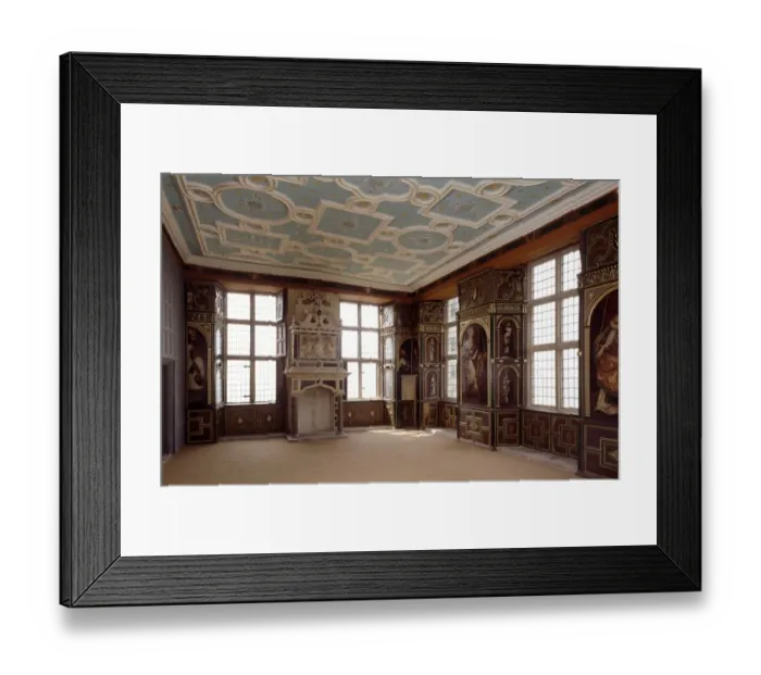 Framed Print : Star Chamber, Bolsover Castle K000107 Framed Print : Star Chamber, Bolsover Castle K000107