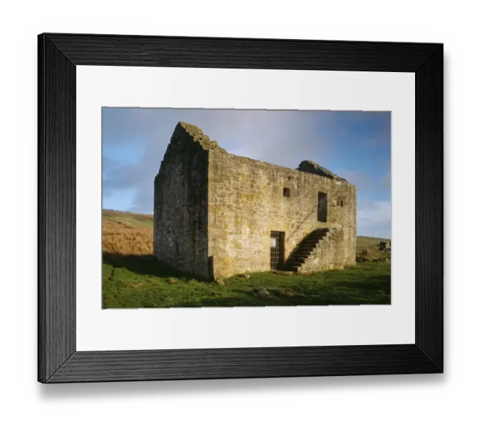 Framed Print : Black Middens Bastle House K031430
