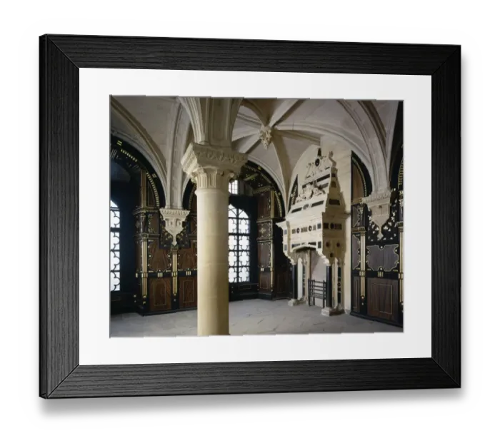Framed Print : Pillar Chamber, Bolsover Castle J000057