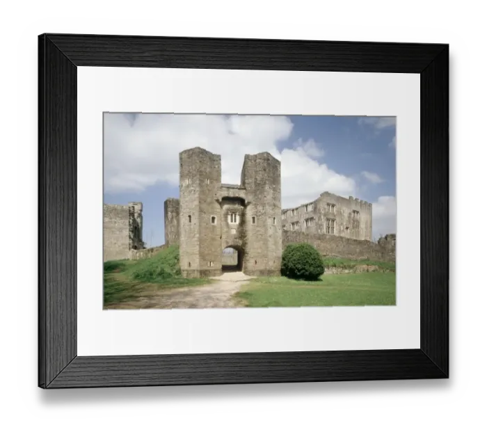 Framed Print : Berry Pomeroy Castle K960104