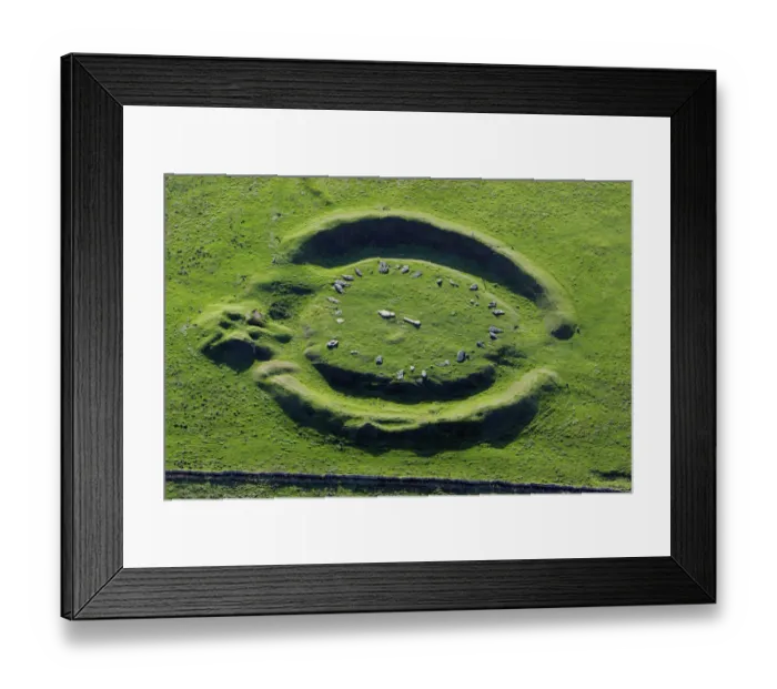 Framed Print : Arbor Low Stone Circle N070641
