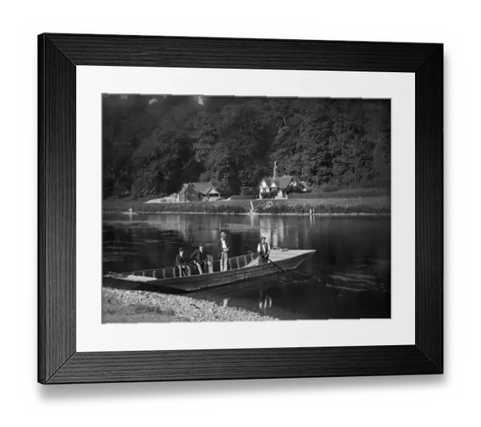 Framed Print : Cliveden ferry CC72_01262