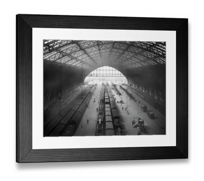 Framed Print : St Pancras Station 1895 CC73_02377