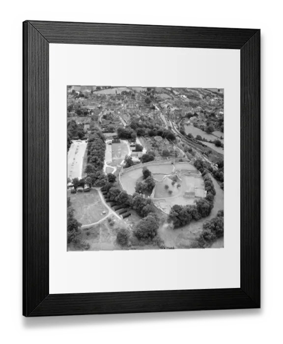 Framed Print : Pickering Castle 1953 EAW050707 Framed Print : Pickering Castle 1953 EAW050707