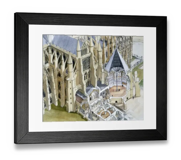 Framed Print : Westminster Abbey, Chapter House M852576 Framed Print : Westminster Abbey, Chapter House M852576