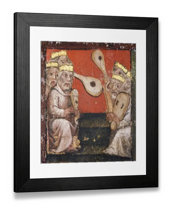 Framed Print : Westminster Abbey, Chapter House wall painting J870252