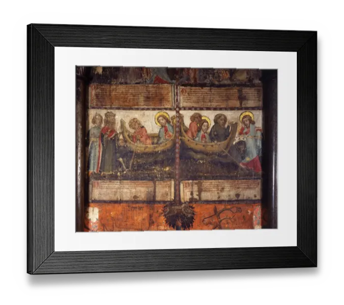 Framed Print : Westminster Abbey, Chapter House wall painting J870423