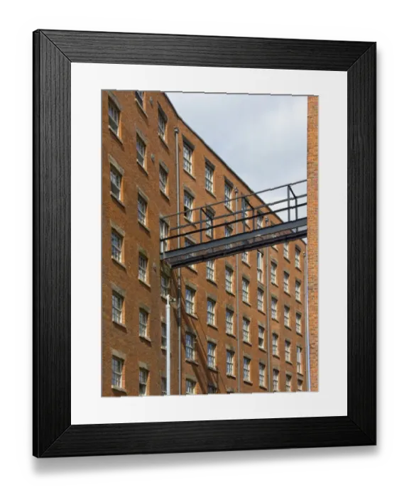 Framed Print : Ancoats Mill Complex N081087