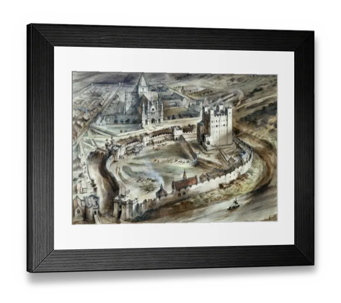 Framed Print : Rochester Castle J940480