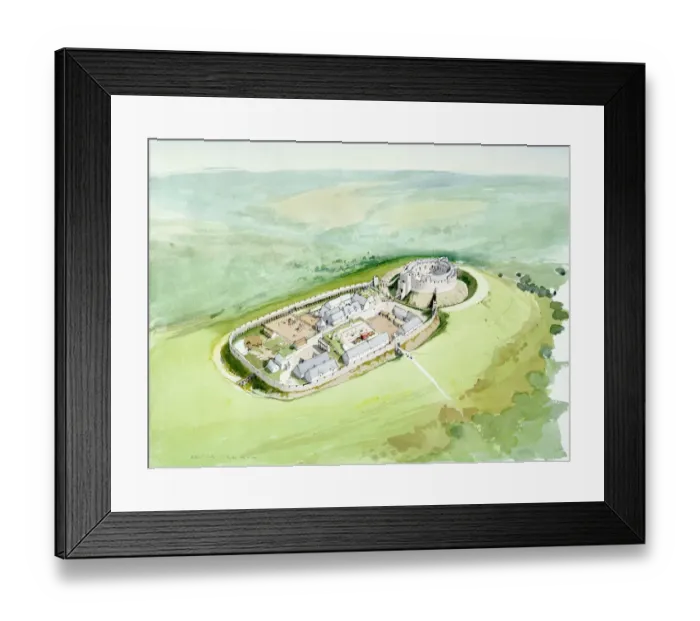 Framed Print : Restormel Castle J950171