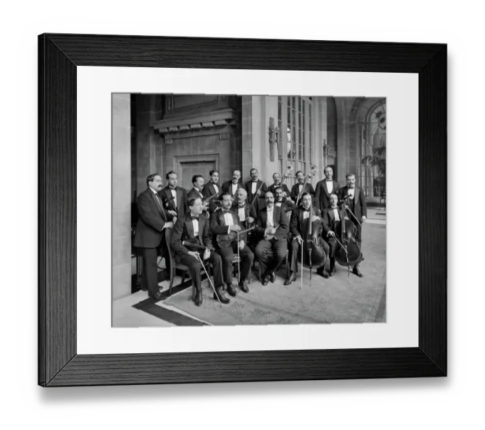 Framed Print : Orchestra of the Midland Adelphi Hotel 1914 BL22620