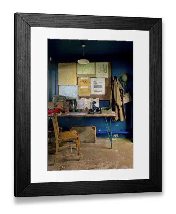 Framed Print : Battery Observation Post, Pendennis Castle N110007