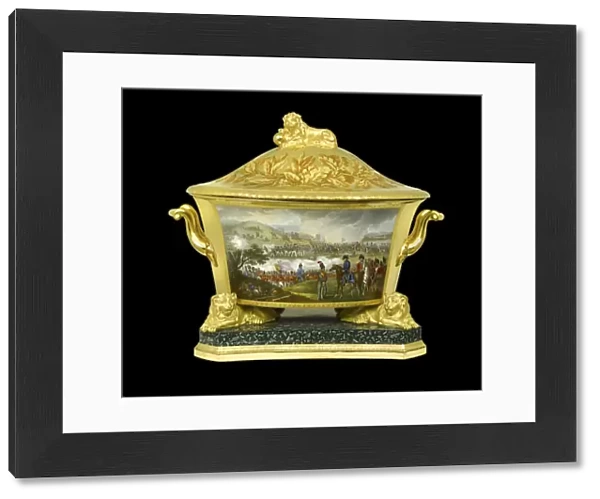 Soup tureen depicting the Battle of Orthes N080939