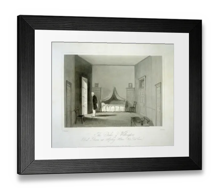 Framed Print : The Duke of Wellingtons Bedroom J050175