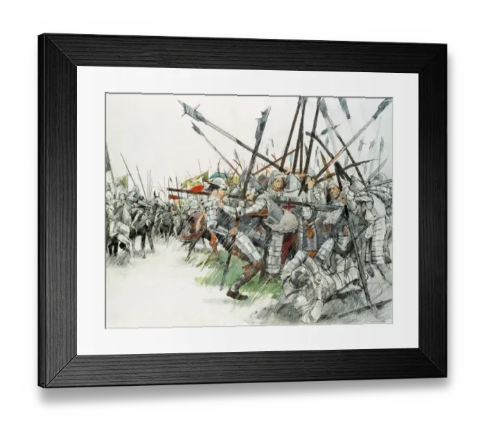Framed Print : Battle of Flodden Field J970041