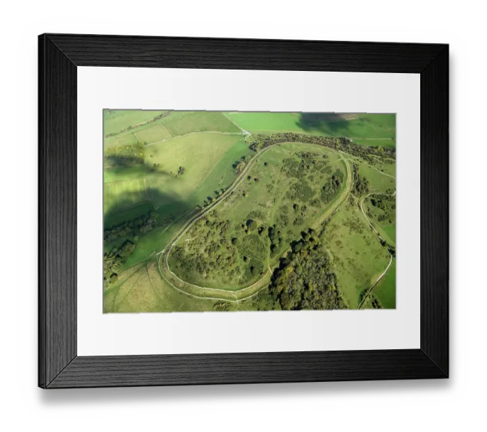Framed Print : Cissbury Ring Hillfort 35555_003