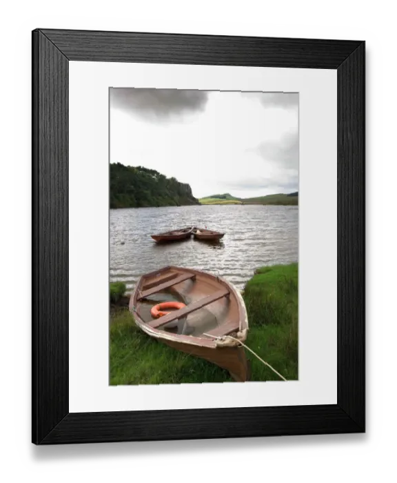 Framed Print : Crag Lough N060764