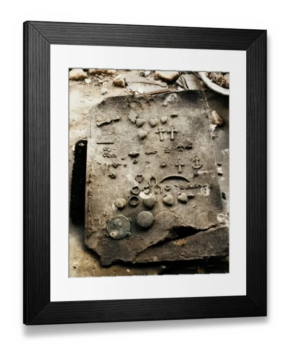 Framed Print : J. W. Evans, sample card N030029