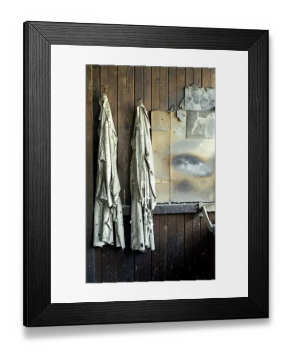 Framed Print : J. W. Evans, overalls N030030