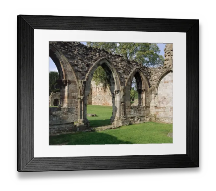 Framed Print : Croxden Abbey K021368