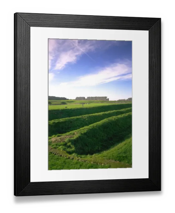 Framed Print : Richborough Roman Fort K960844