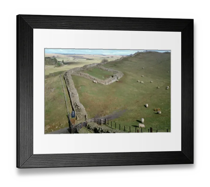 Framed Print : Hadrians Wall, Cawfields, Milecastle 42 K960046