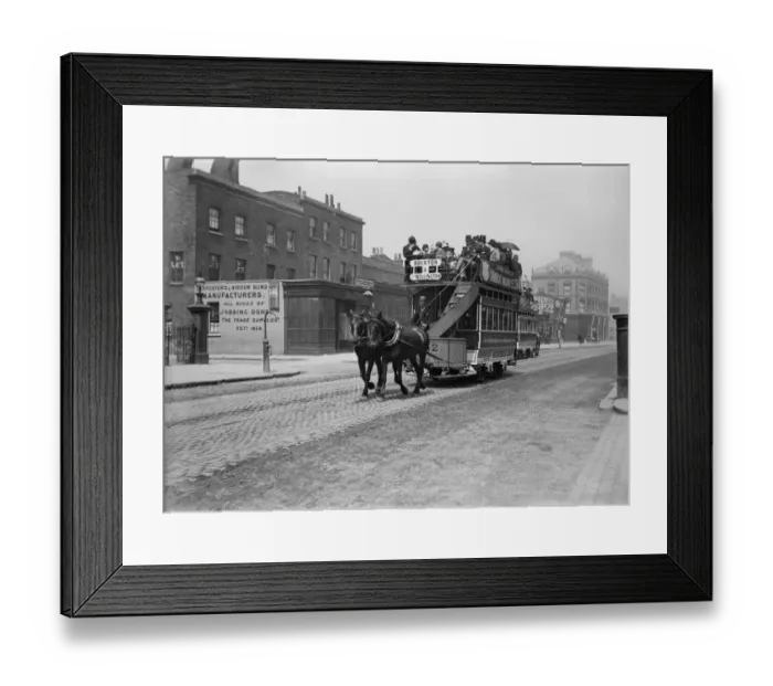 Framed Print : Horse Tram a82_00057